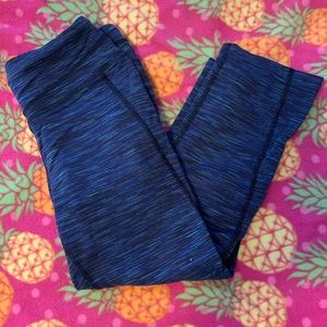 Blue Lucy crop leggings